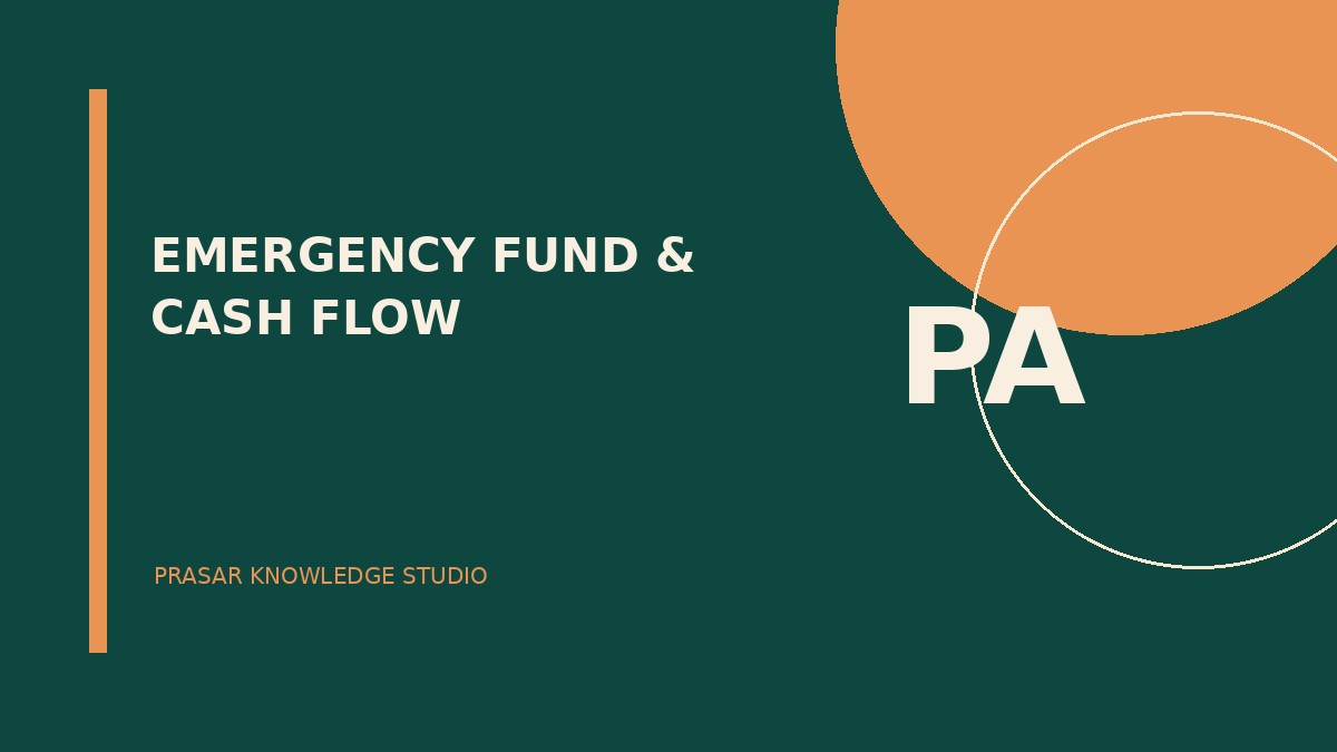 Emergency fund design: protect long-term plans from short-term shocks